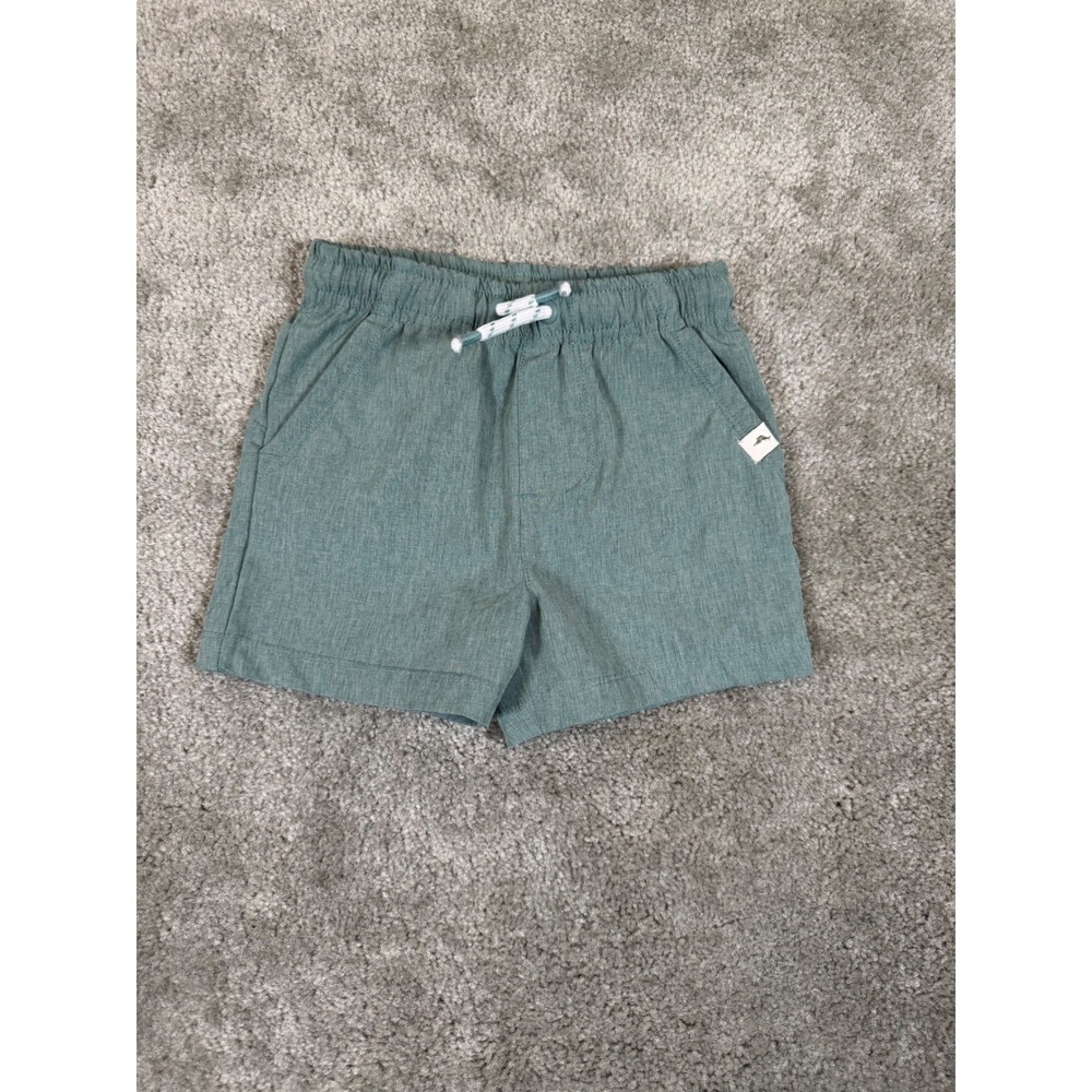Tommy Bahama Boys Swim Shorts Sage Green Heathered Trunks Size 24M